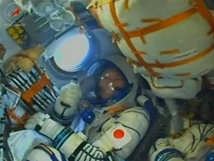 Soyuz launched with Astronaut Kanai onboard