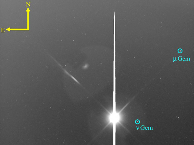 Ryugu seen from a distance of 920km
