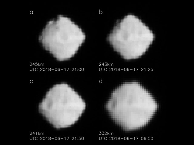 Ryugu seen from 330-240km