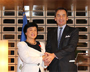 Astronaut Chiaki Mukai received Legion of Honour